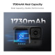 2 Pack 1730mAh Batteries for GoPro Hero 12/11/10/9 Black, with 3-Channel LCD USB Fast Charger